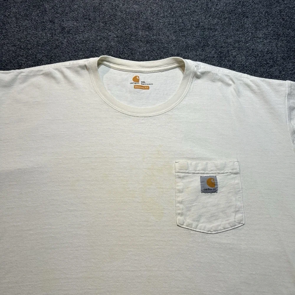 Carhartt Pocket Tee Lot of 4 Size 4XL Original Fit Workwear T Shirts USA Long